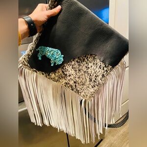 Leather western wear purse. 100% leather handmade